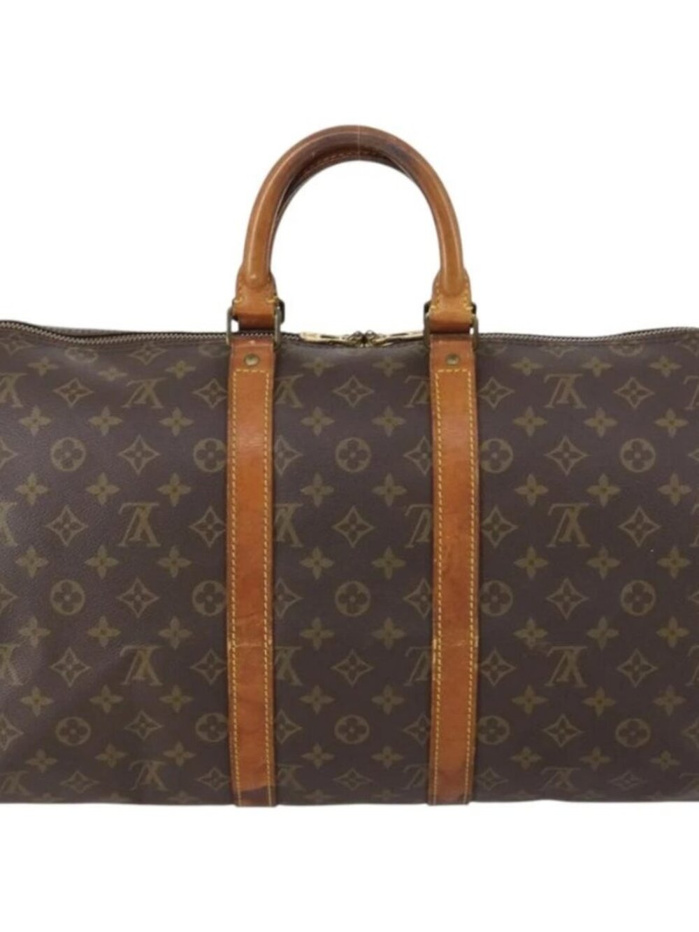 LOUIS VUITTON Monogram Keepall 45 Boston Bag M41428 LV Auth - Picture 2 of 15